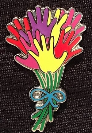 Pin – Hand Flower