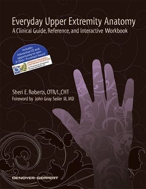 Everyday Upper Extremity Anatomy Book with BONUS CE FREE