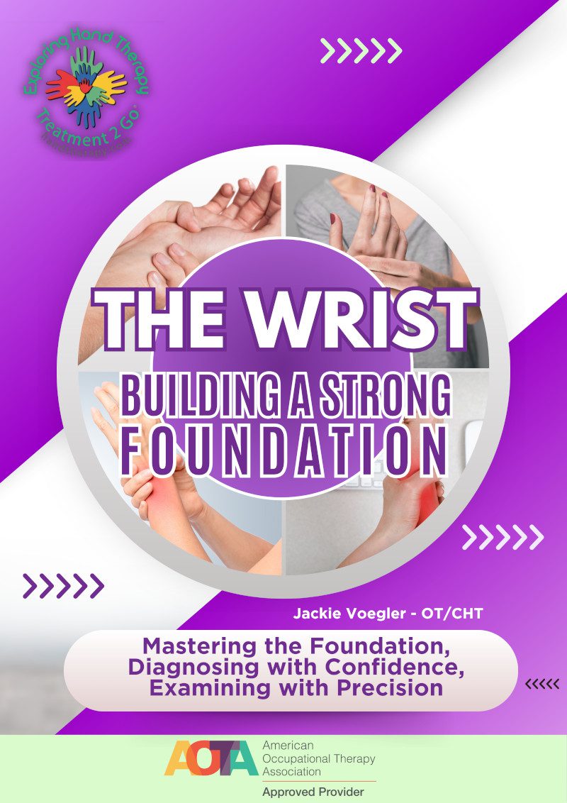 The Wrist: Building a Strong Foundation
